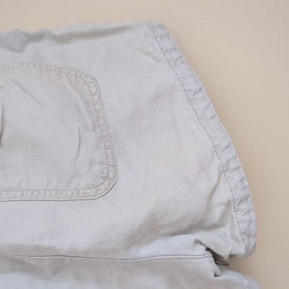 Small Linen Blend Cynthia Rowley Short Pull-On Stretchy Waist Drawstring - Picture 12 of 14